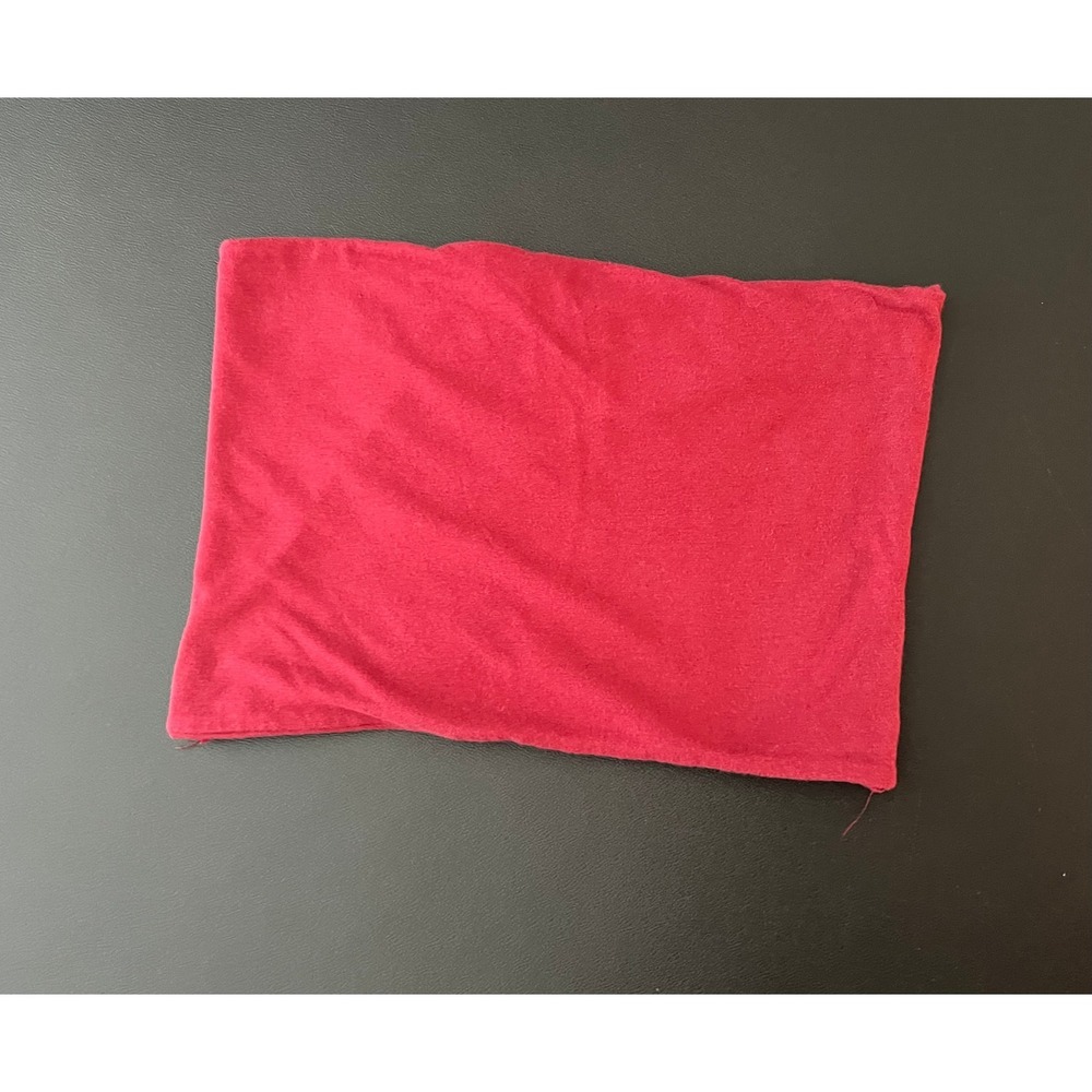 Windsor Red Tube Top Strapless Minimalist Jersey Stretch Crop Top Small (1201)